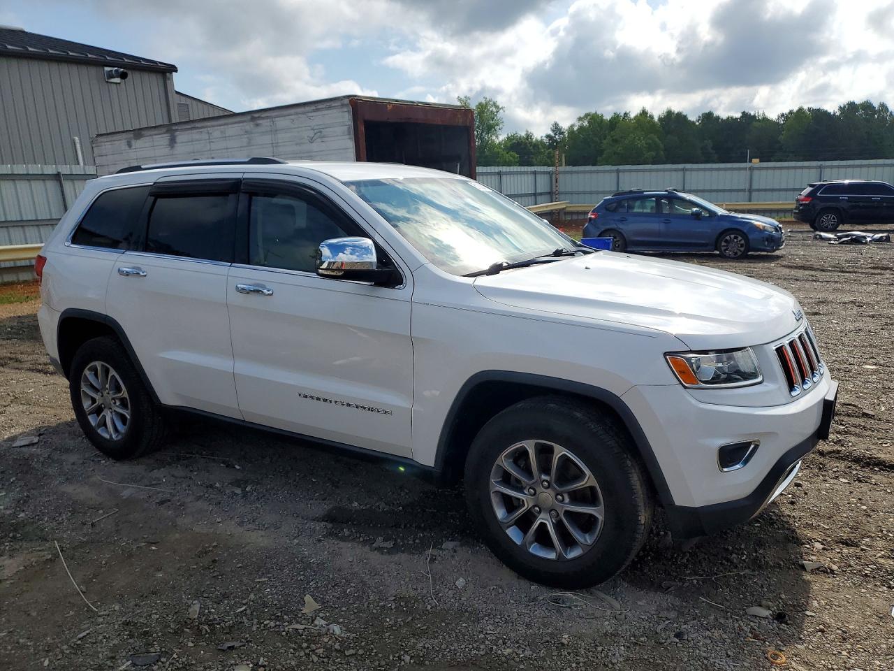 2014 Jeep Grand Cherokee Limited White vin: 1C4RJFBG2EC293763