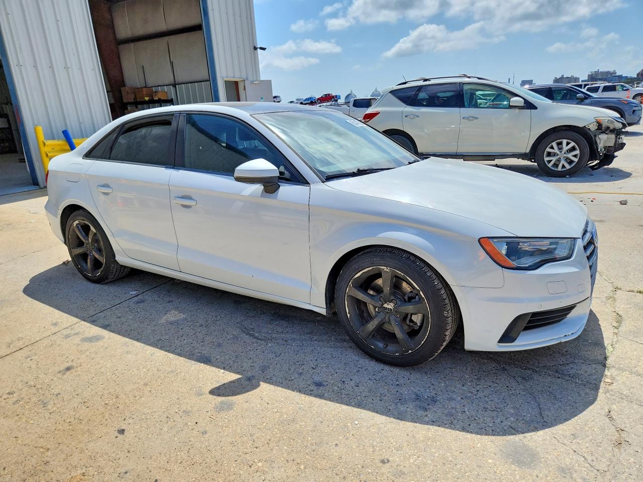 2015 Audi A3 Premium White vin: WAUACGFF9F1128253