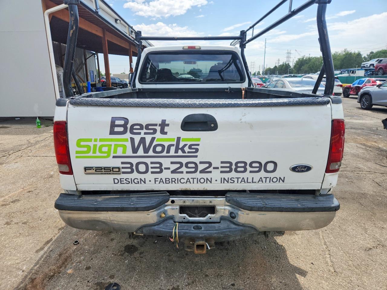 2006 Ford F250 Super Duty White vin: 1FTSX21546ED27927