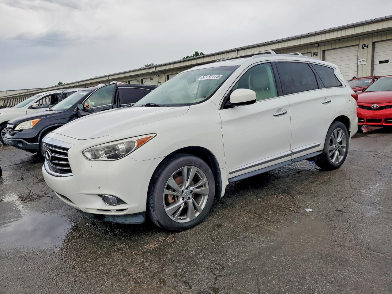 2013 Infiniti Jx35 Base White vin: 5N1AL0MMXDC352396