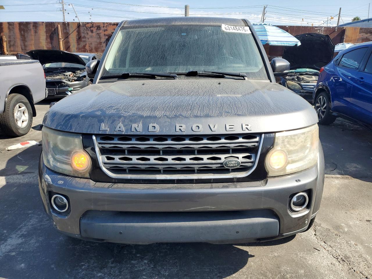 2014 Land Rover Lr4 Hse Gray vin: SALAG2V6XEA726371