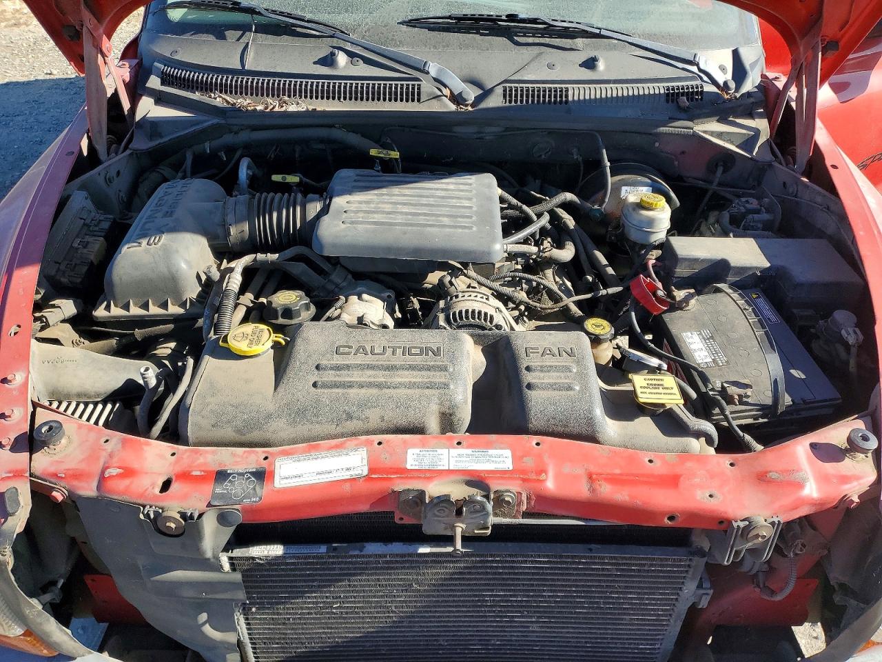2001 Dodge Durango Red vin: 1B4HS28N21F606114