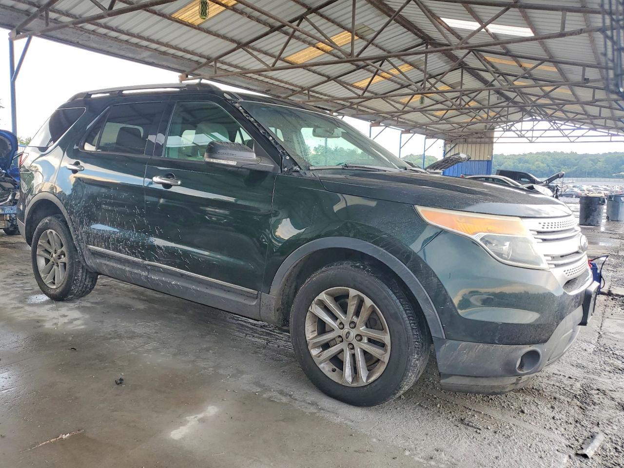 2013 Ford Explorer Xlt Green vin: 1FM5K8D83DGB96149