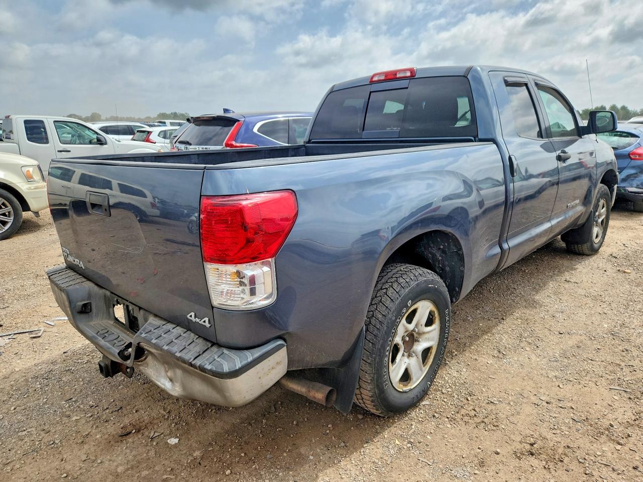 2010 Toyota Tundra Double Cab Sr5 Gray vin: 5TFUM5F10AX014427