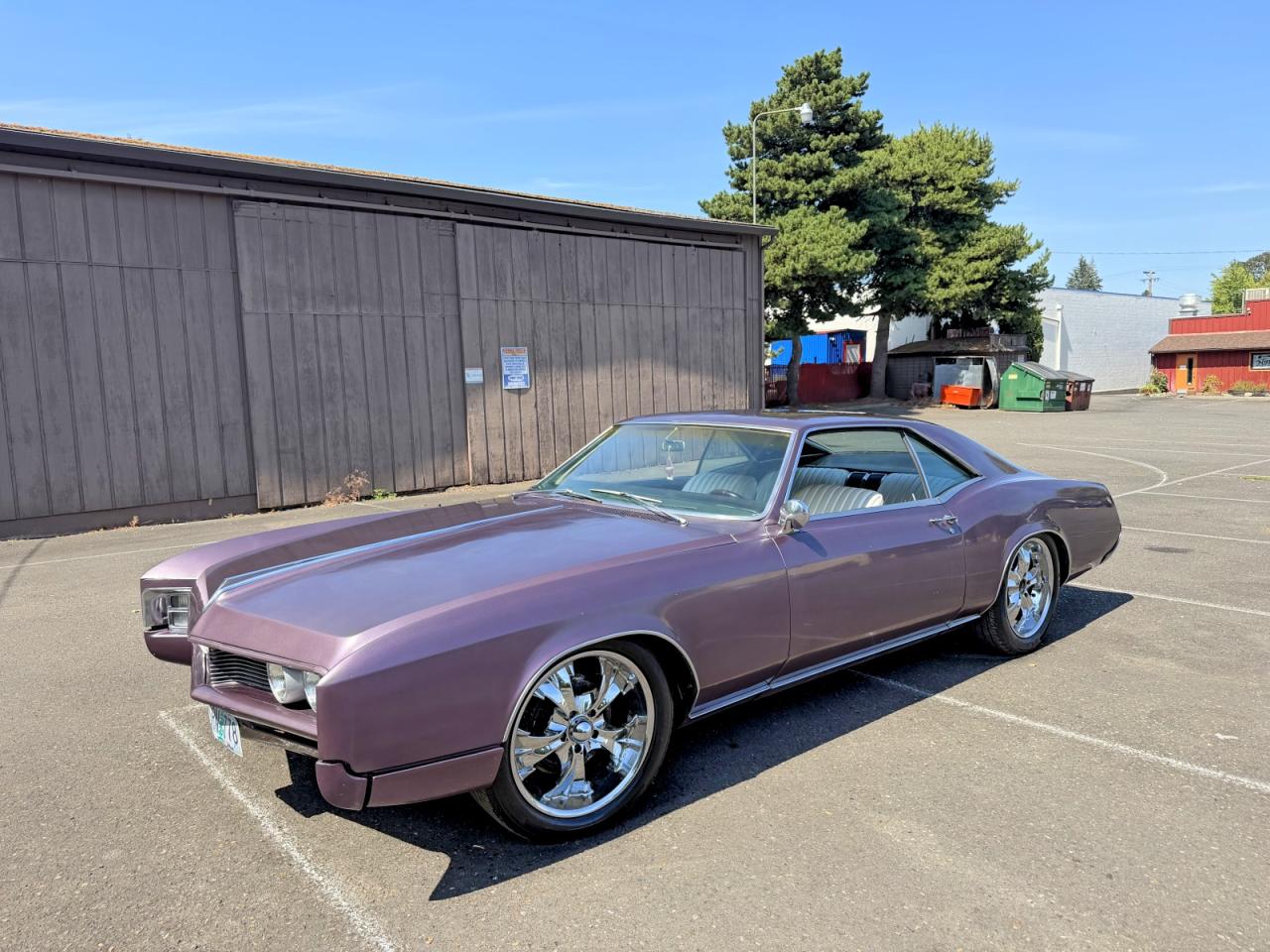 1966 Buick Riviera Purple vin: 494876H957454