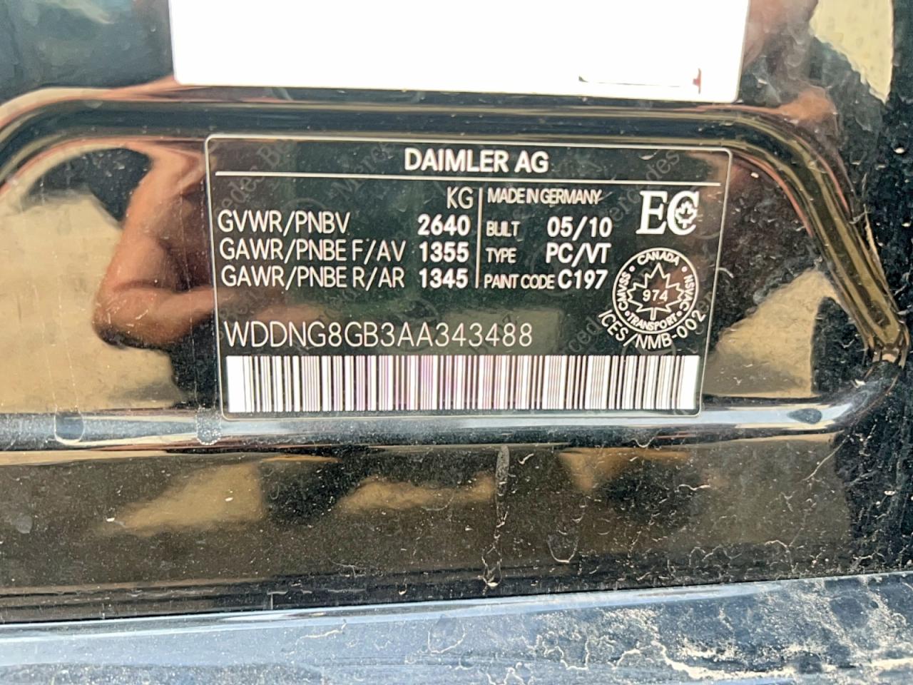2010 Mercedes-benz S 550 4matic Black vin: WDDNG8GB3AA343488