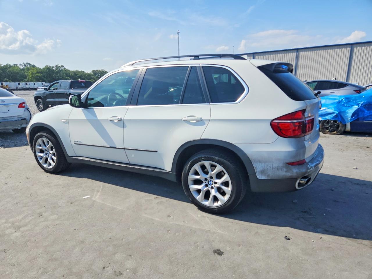 2013 Bmw X5 Xdrive35d White vin: 5UXZW0C54D0B91491