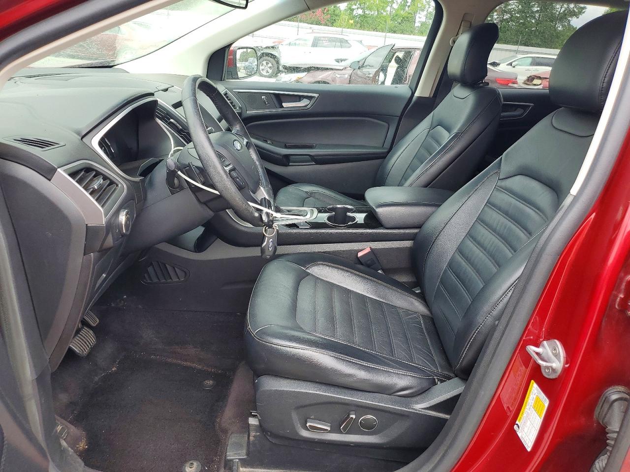 2015 Ford Edge Sel Red vin: 2FMTK4J93FBB69850