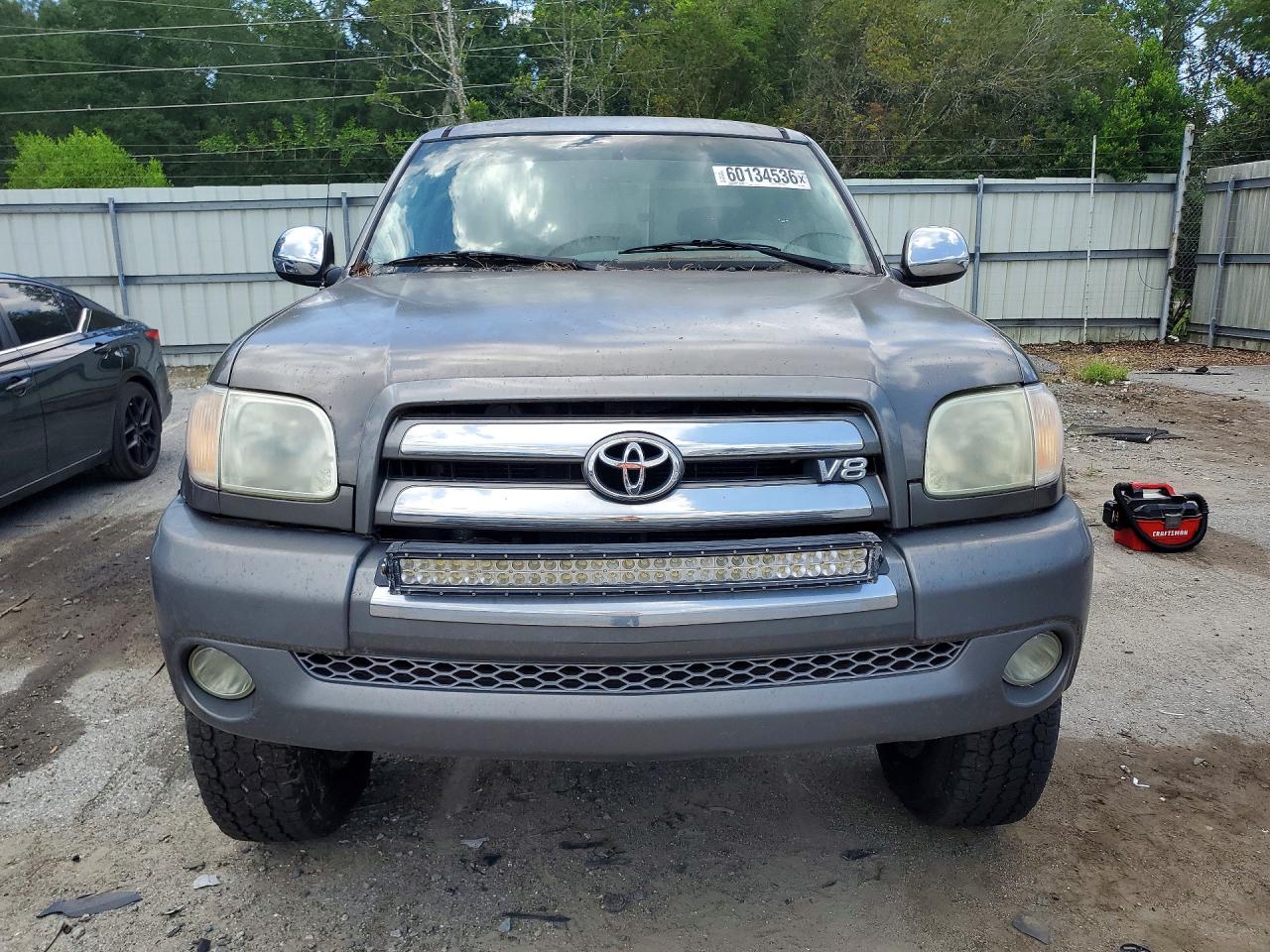 2005 Toyota Tundra Access Cab Sr5 Gray vin: 5TBBT441X5S459592