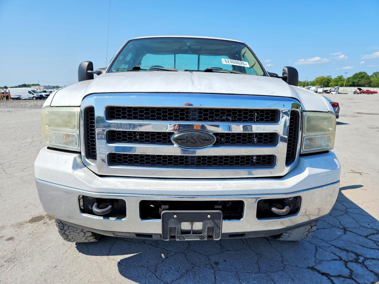 2005 Ford F250 Super Duty White vin: 1FTNF21515EA21072
