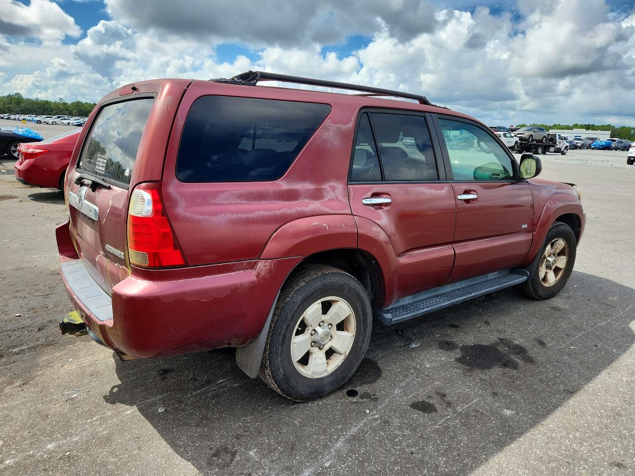 2007 Toyota 4runner Sr5 Red vin: JTEZU14R578070093