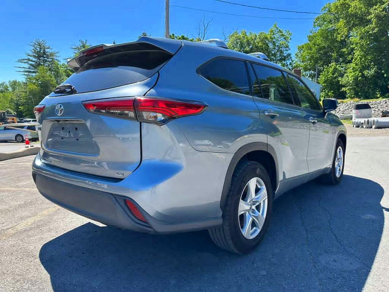 2020 Toyota Highlander Le Синий vin: 5TDZZRAH1LS010303