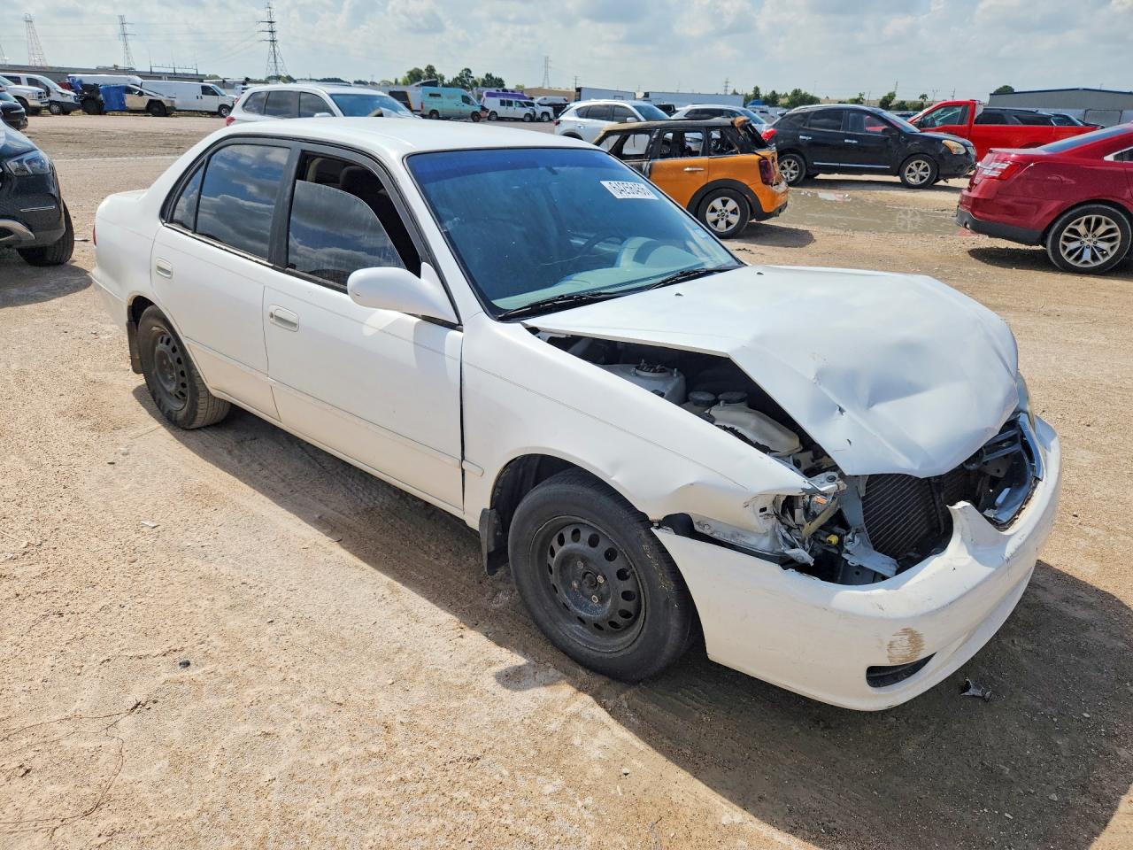 2001 Toyota Corolla Le Белый vin: 1NXBR12E61Z429520