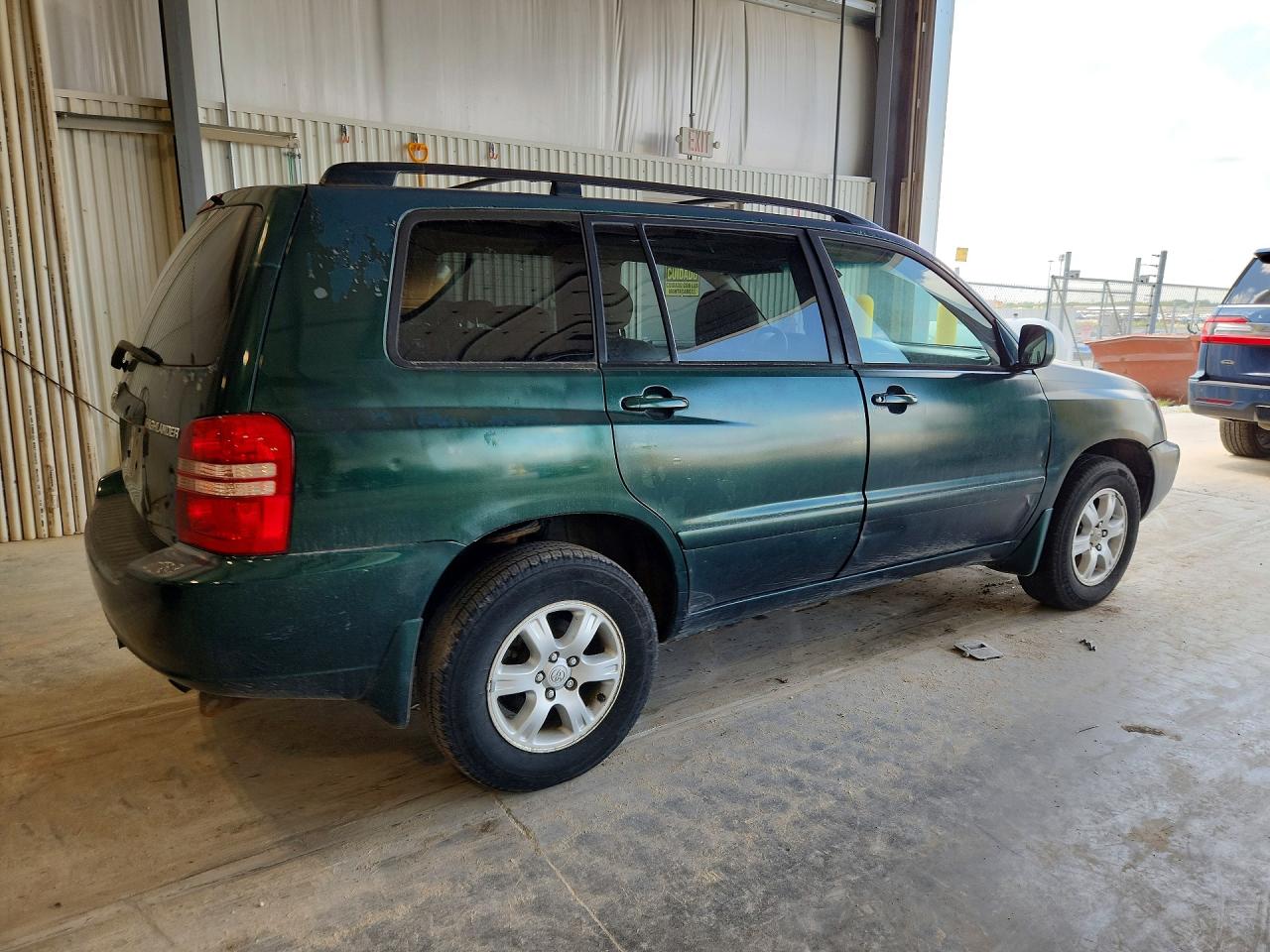 2002 Toyota Highlander Limited Green vin: JTEHF21A820070557