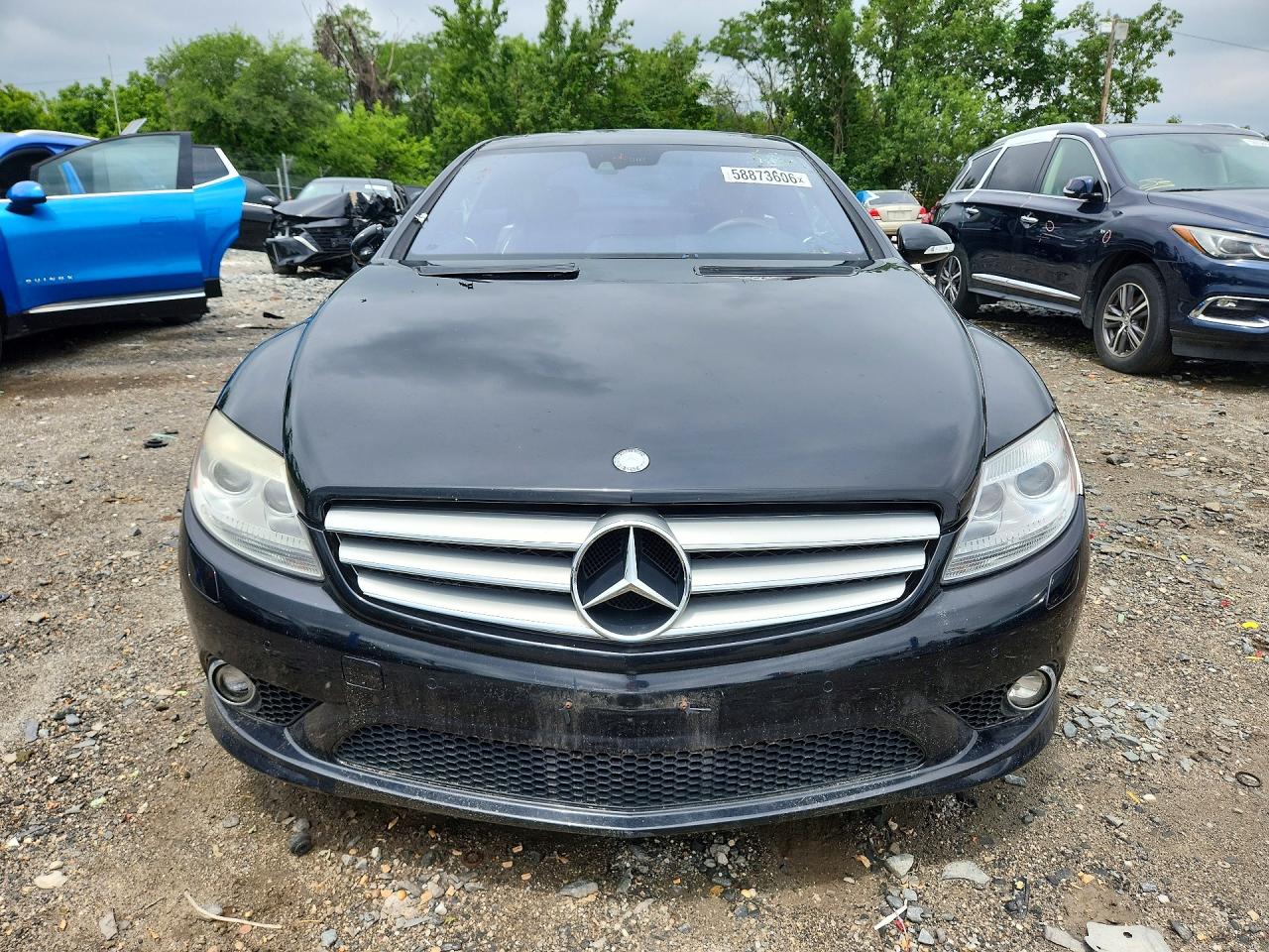 2007 Mercedes-benz Cl 550 Black vin: WDDEJ71XX7A006731