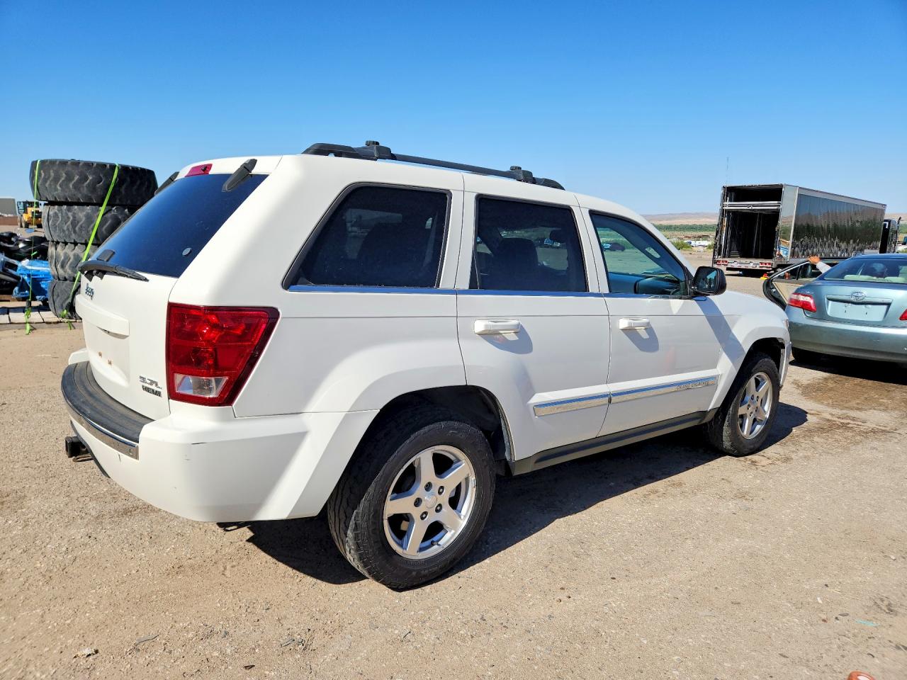 2006 Jeep Grand Cherokee Limited White vin: 1J4HR58206C227427
