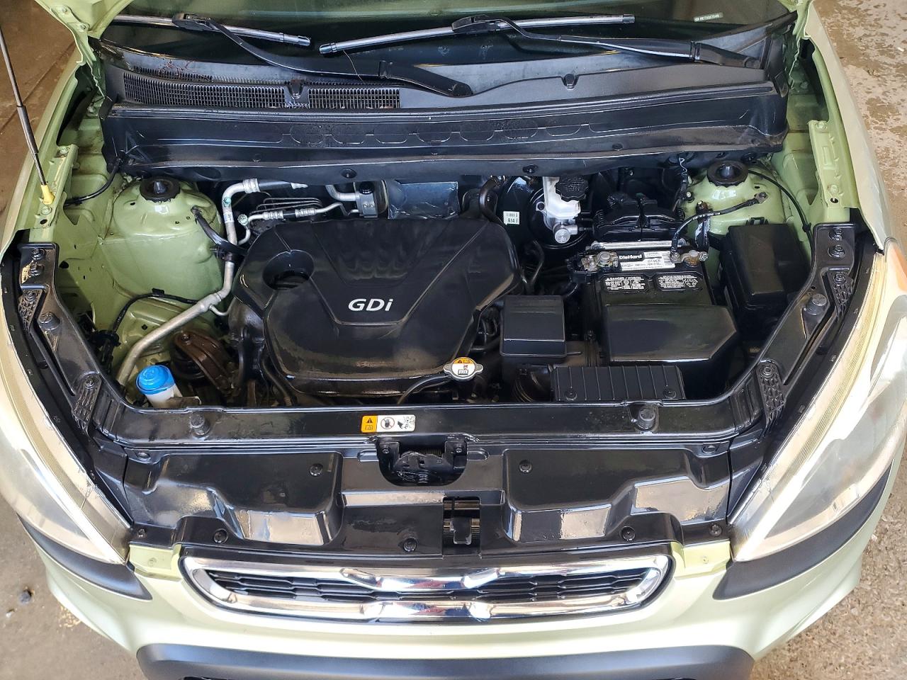 2012 Kia Soul Base Зеленый vin: KNDJT2A53C7354981