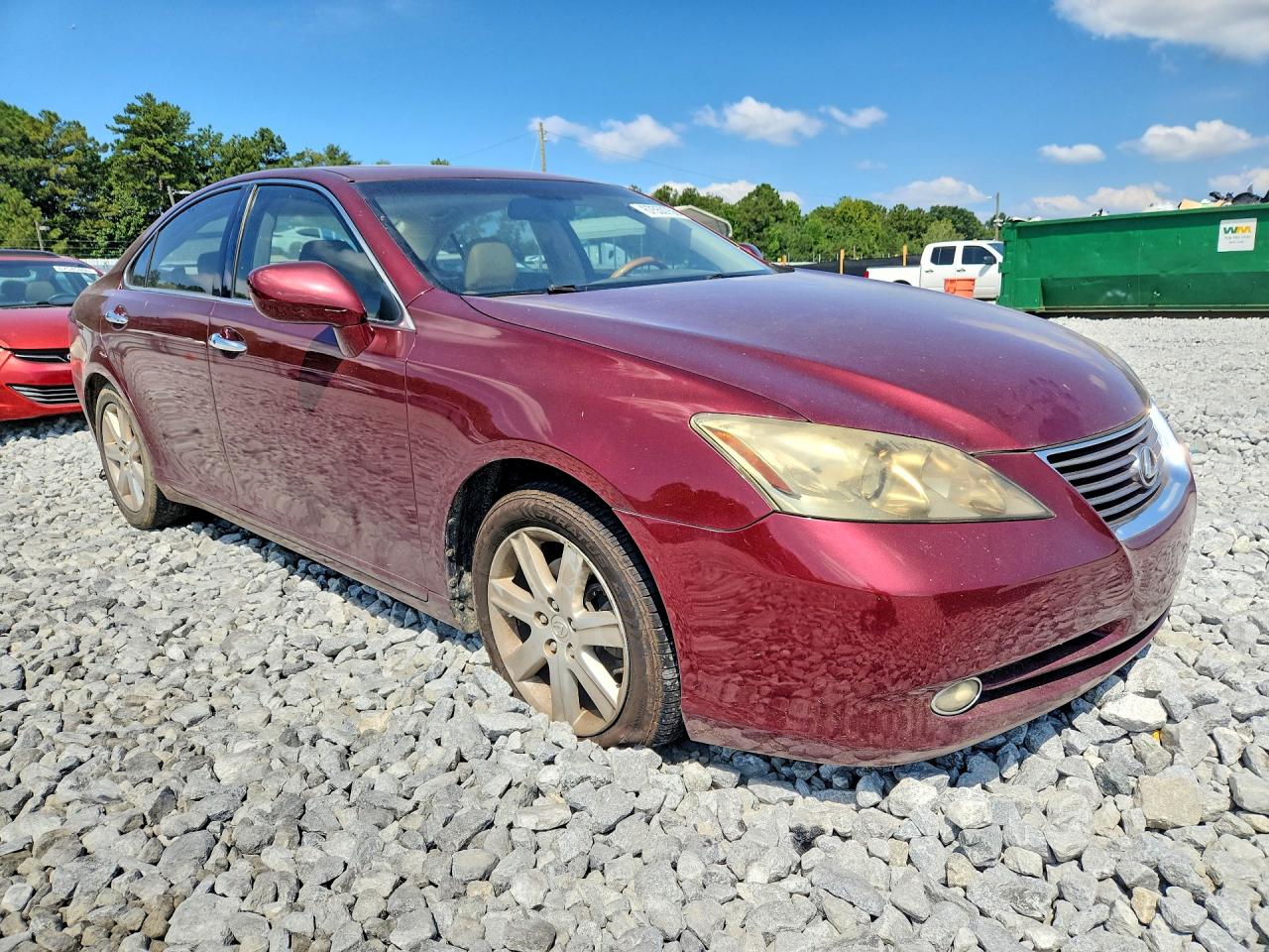 2007 Lexus Es 350 Maroon vin: JTHBJ46G772020258