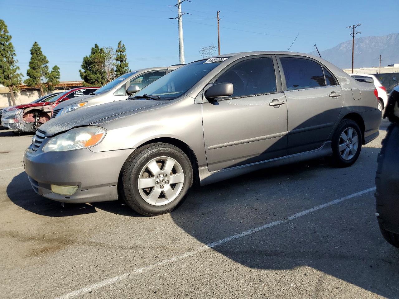 2003 Toyota Corolla S Gray vin: 1NXBR32E53Z159484