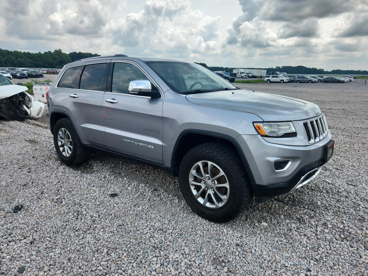2015 Jeep Grand Cherokee Limited Silver vin: 1C4RJEBG6FC235344