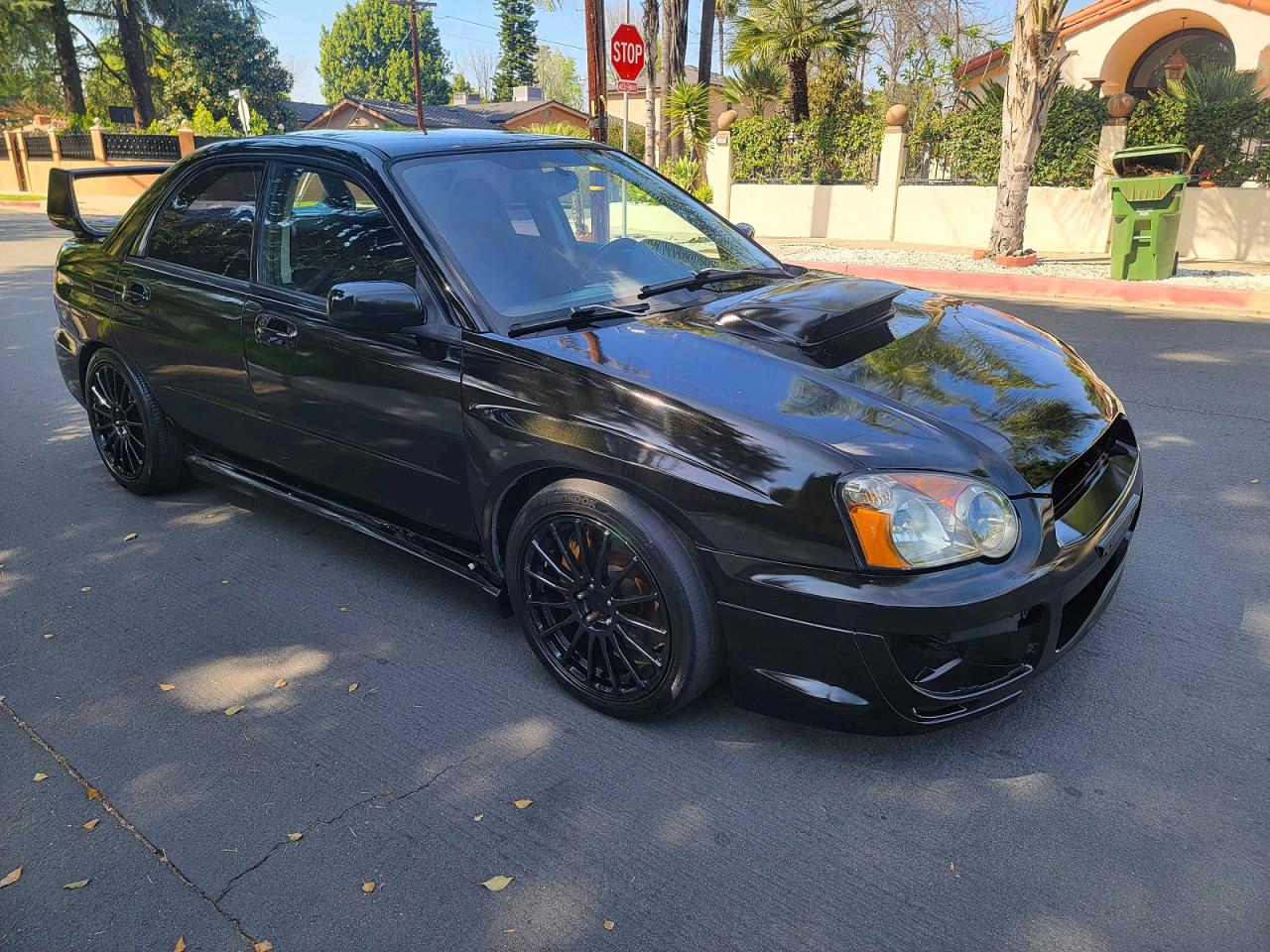 2004 Subaru Impreza Wrx Sti Black vin: JF1GD70694L521776