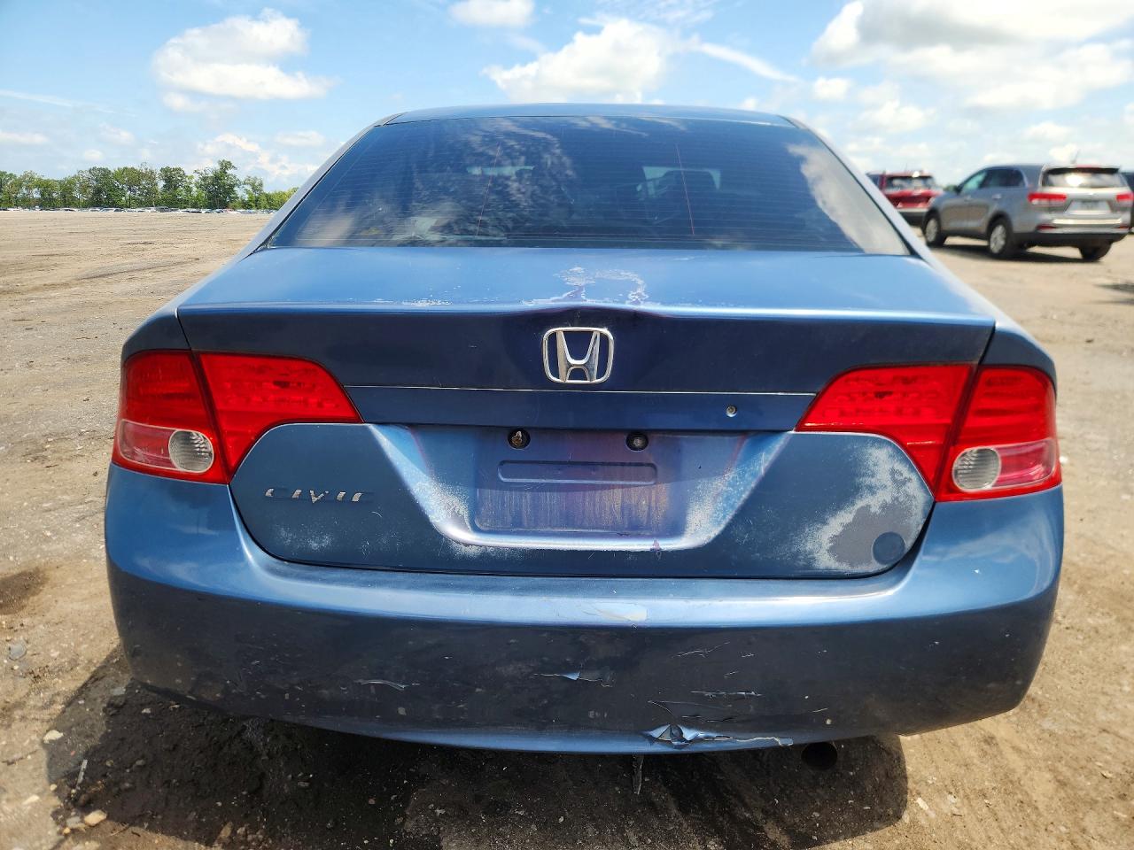 2007 Honda Civic Lx Синий vin: 2HGFA16507H513949