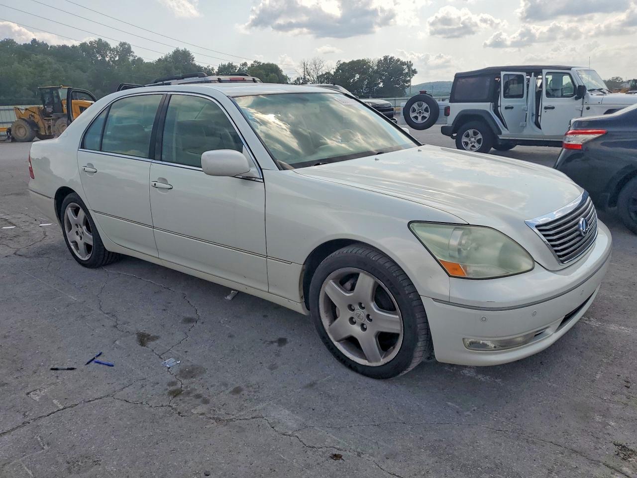 2006 Lexus Ls 430 White vin: JTHBN36F065050754