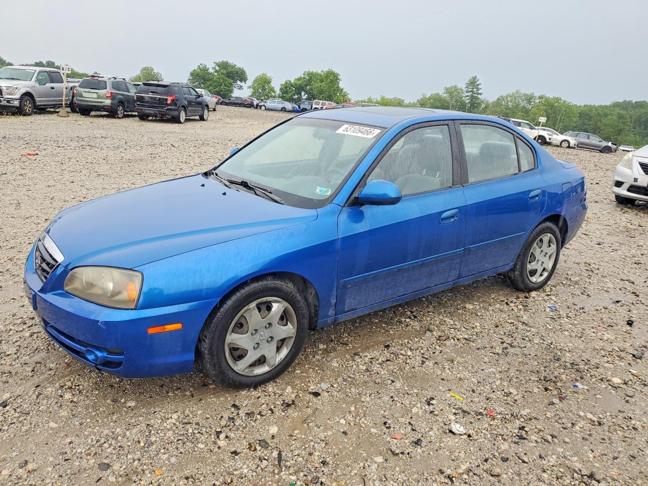 2006 Hyundai Elantra Gls Blue vin: KMHDN46D16U267066