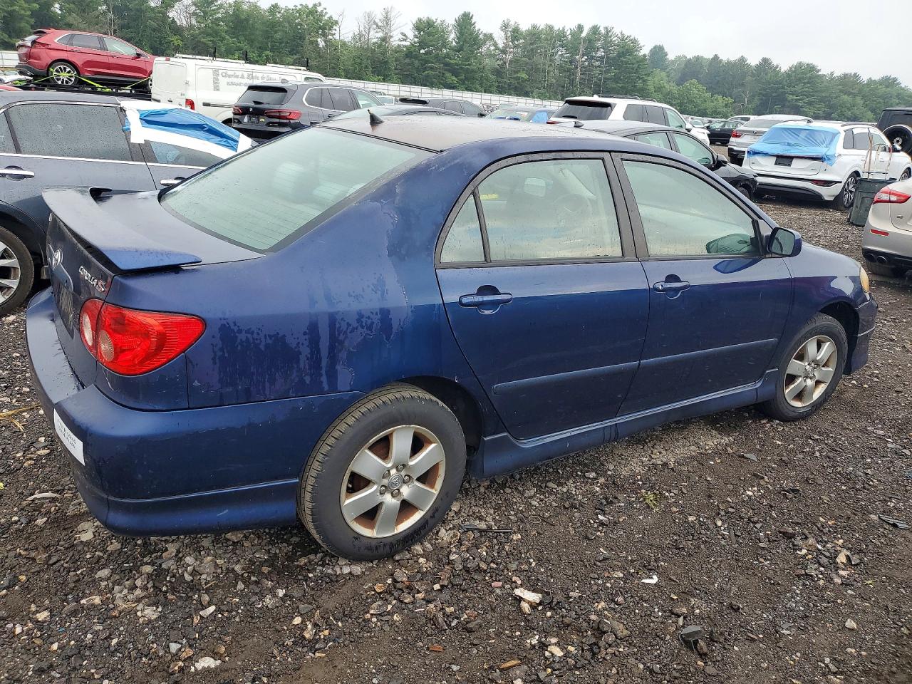 2007 Toyota Corolla S Синий vin: 2T1BR32E97C749257