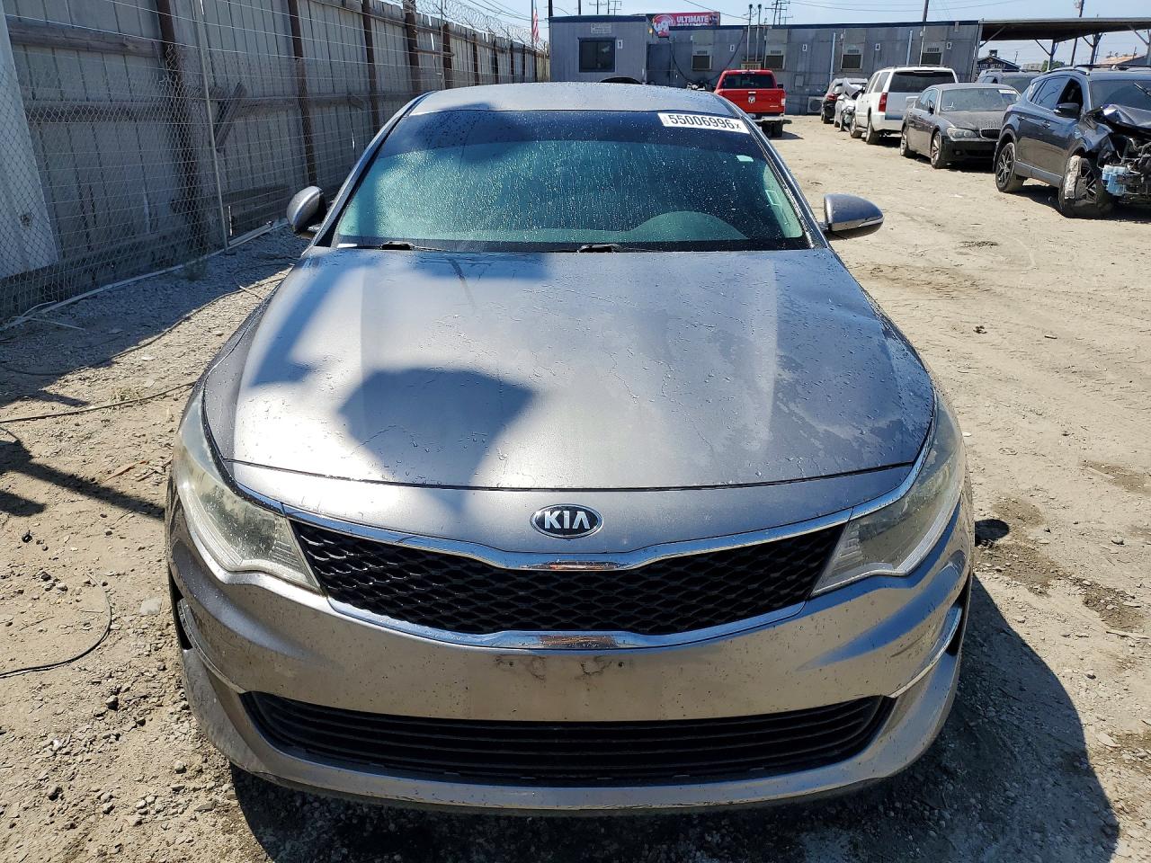 2016 Kia Optima Lx Gray vin: 5XXGT4L33GG094080