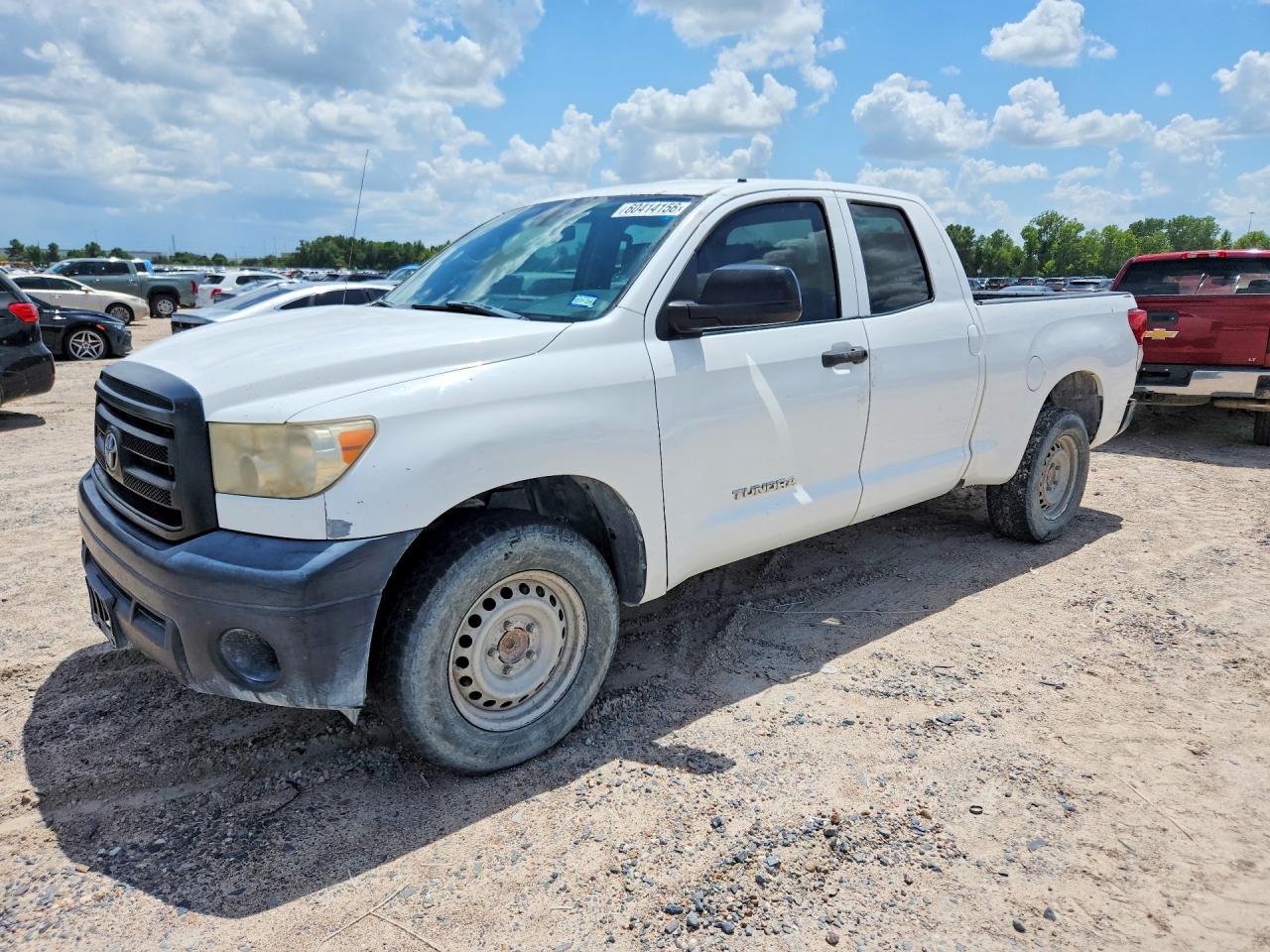 2011 Toyota Tundra Double Cab Sr5 White vin: 5TFRM5F13BX035067