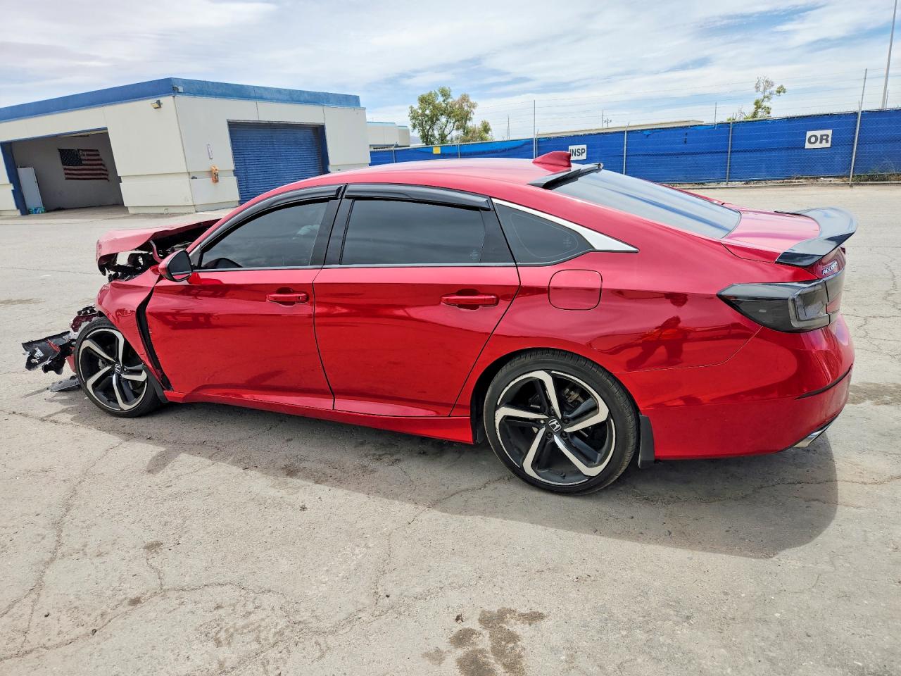 2020 Honda Accord Sport Red vin: 1HGCV1F3XLA031438