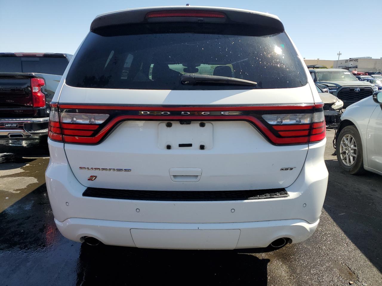 2023 Dodge Durango Gt White vin: 1C4RDJDG2PC682851 Damage: Lift Gate, Multiple Scratches Heavy, 2