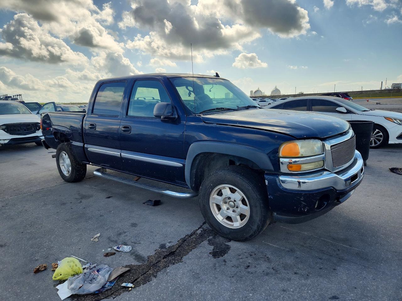 2006 Gmc New Sierra K1500 Blue vin: 2GTEK13Z561351791
