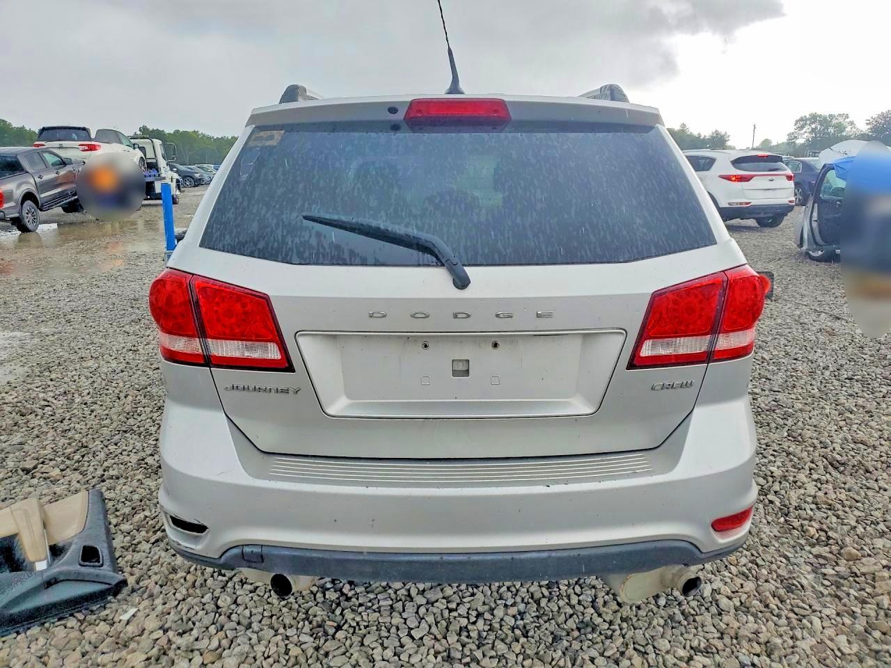 2011 Dodge Journey Crew Серебряный vin: 3D4PG3FG9BT540052