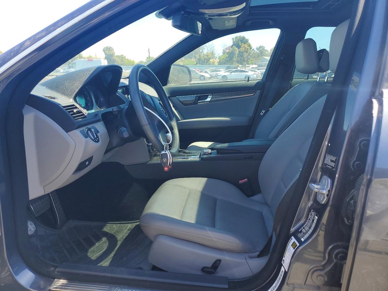 2008 Mercedes-benz C 350 Gray vin: WDDGF56X58F116307