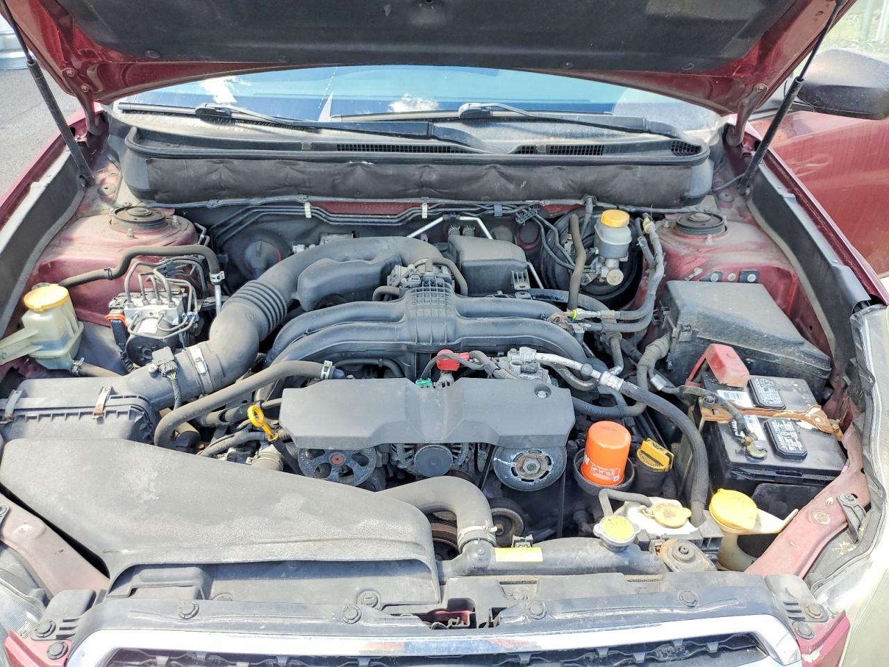 2014 Subaru Legacy 2.5i Темно-бордовый vin: 4S3BMBA65E3031925