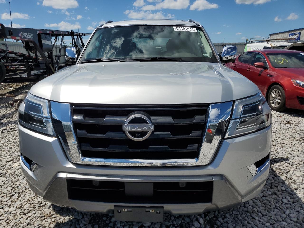 2021 Nissan Armada Platinum Silver vin: JN8AY2DB5M9791328