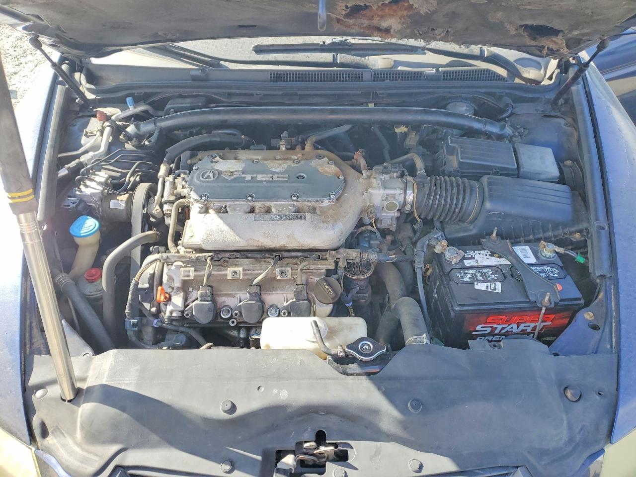 2004 Acura Tl Blue vin: 19UUA66214A070053