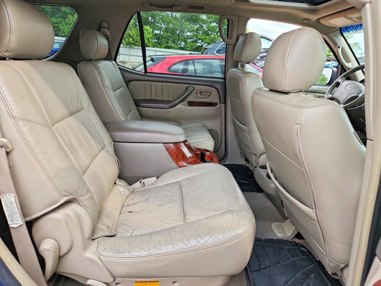 2005 Toyota Sequoia Limited Blue vin: 5TDZT38A55S258452