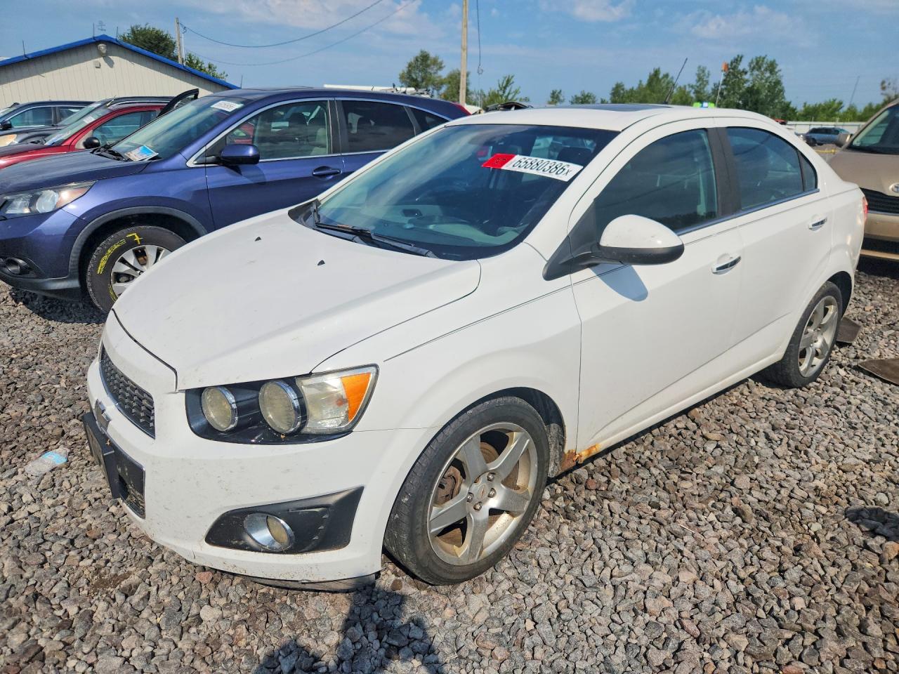 2012 Chevrolet Sonic Ltz Белый vin: 1G1JF5SB1C4101021