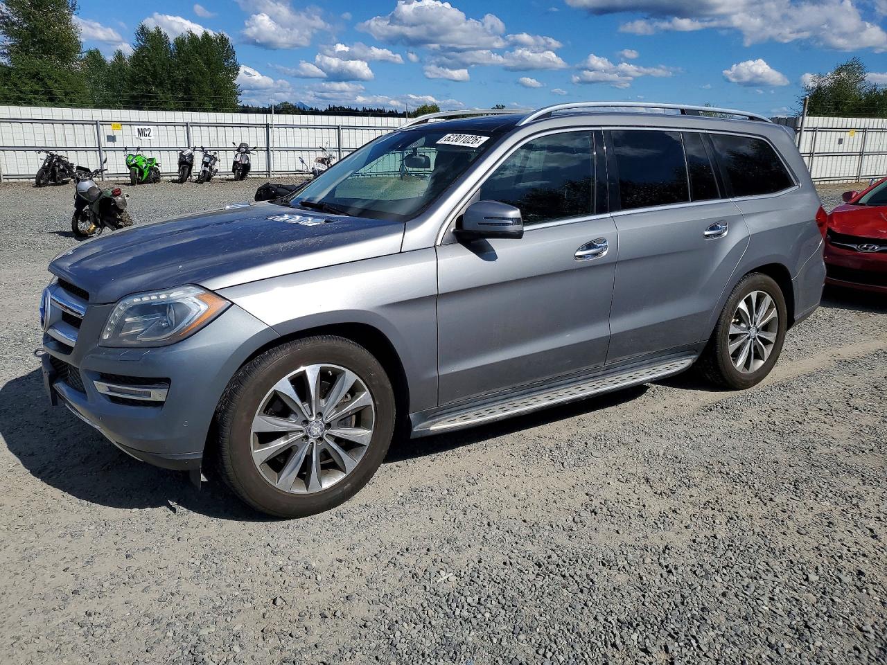 2014 Mercedes-benz Gl 450 4matic Gray vin: 4JGDF7CE2EA284356