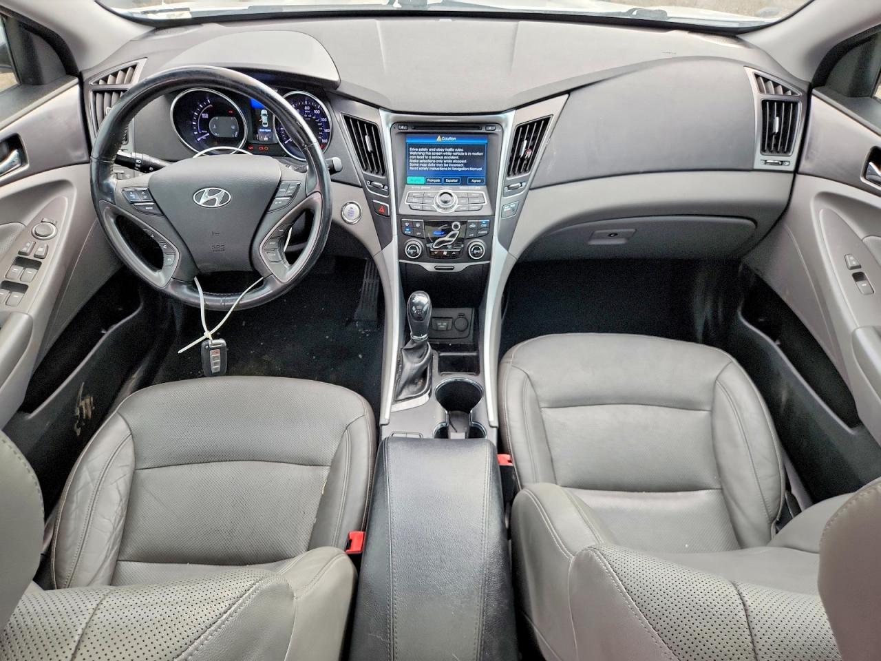2015 Hyundai Sonata Hybrid Limited White vin: KMHEC4A41FA126369