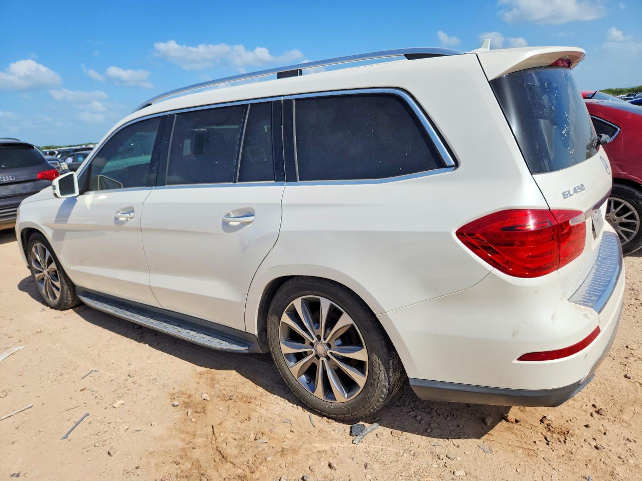2015 Mercedes-benz Gl 450 4matic White vin: 4JGDF6EEXFA501984