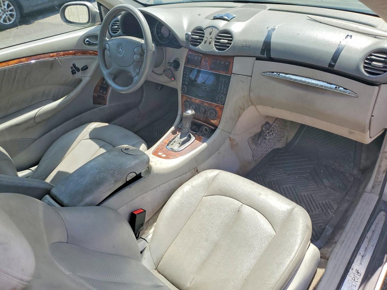 2005 Mercedes-benz Clk 320c Silver vin: WDBTJ65J95F128626