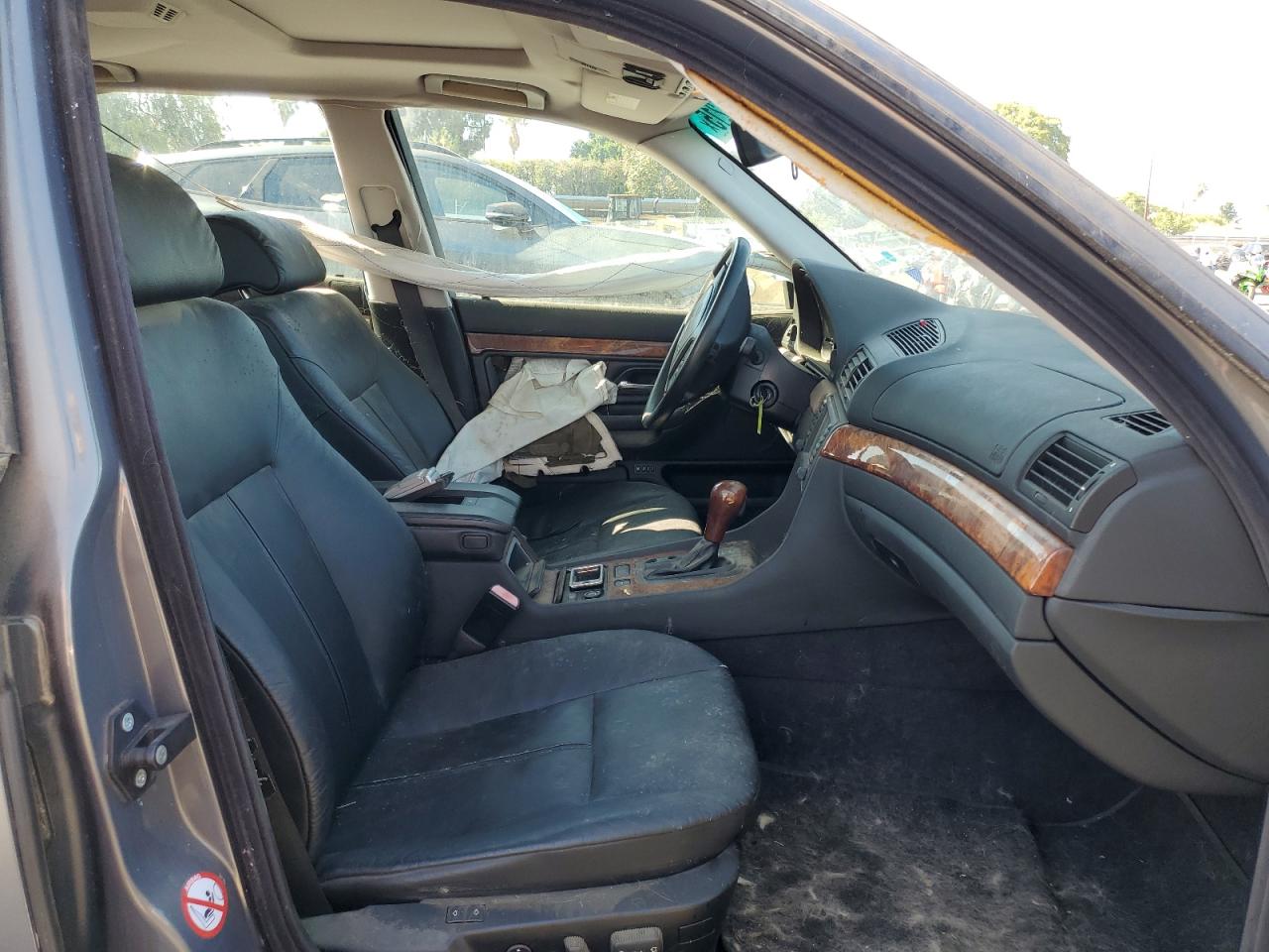 2001 Bmw 740 Il   Gray vin: WBAGH83411DP33945