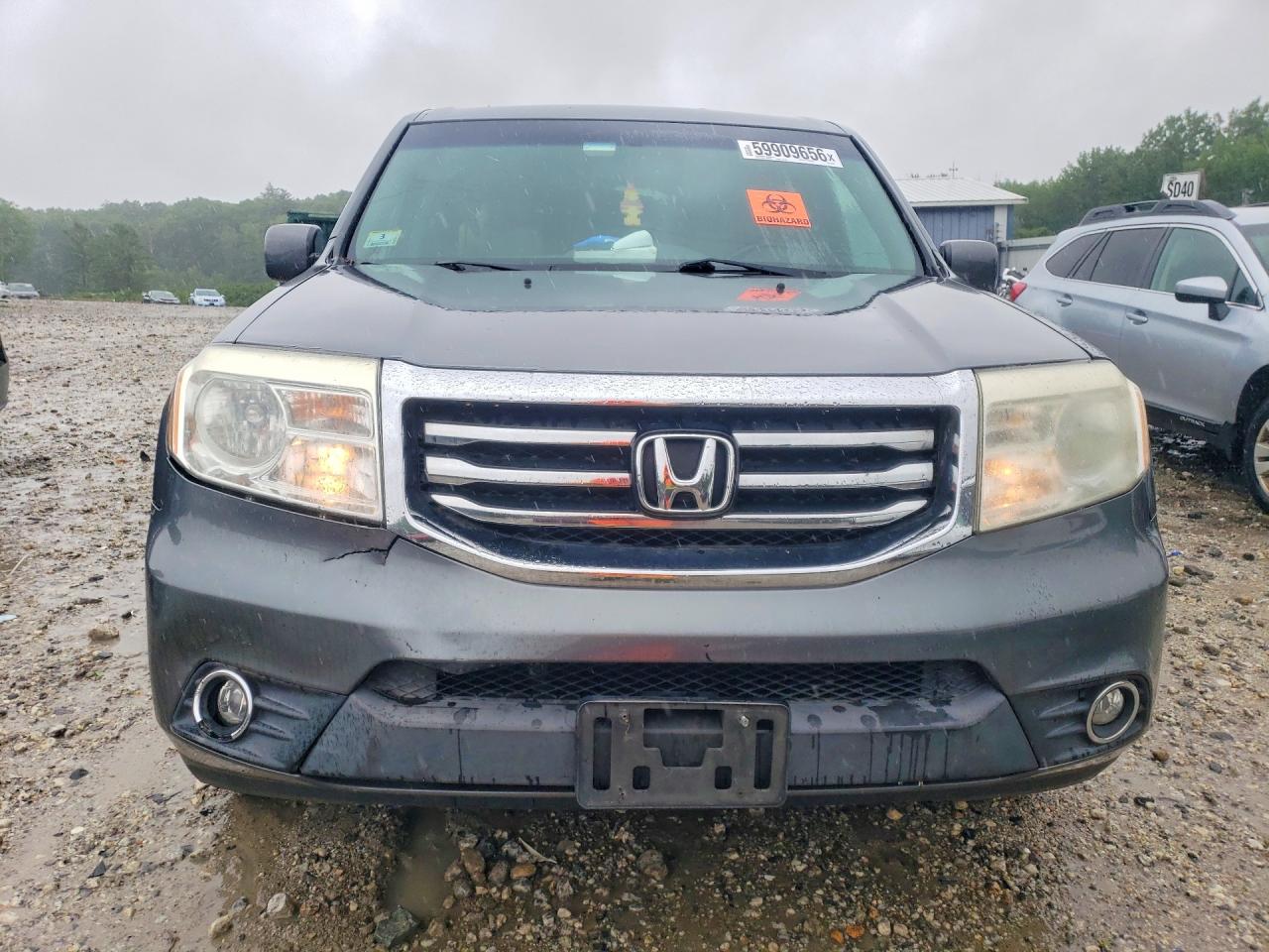 2012 Honda Pilot Exl Gray vin: 5FNYF4H69CB084536