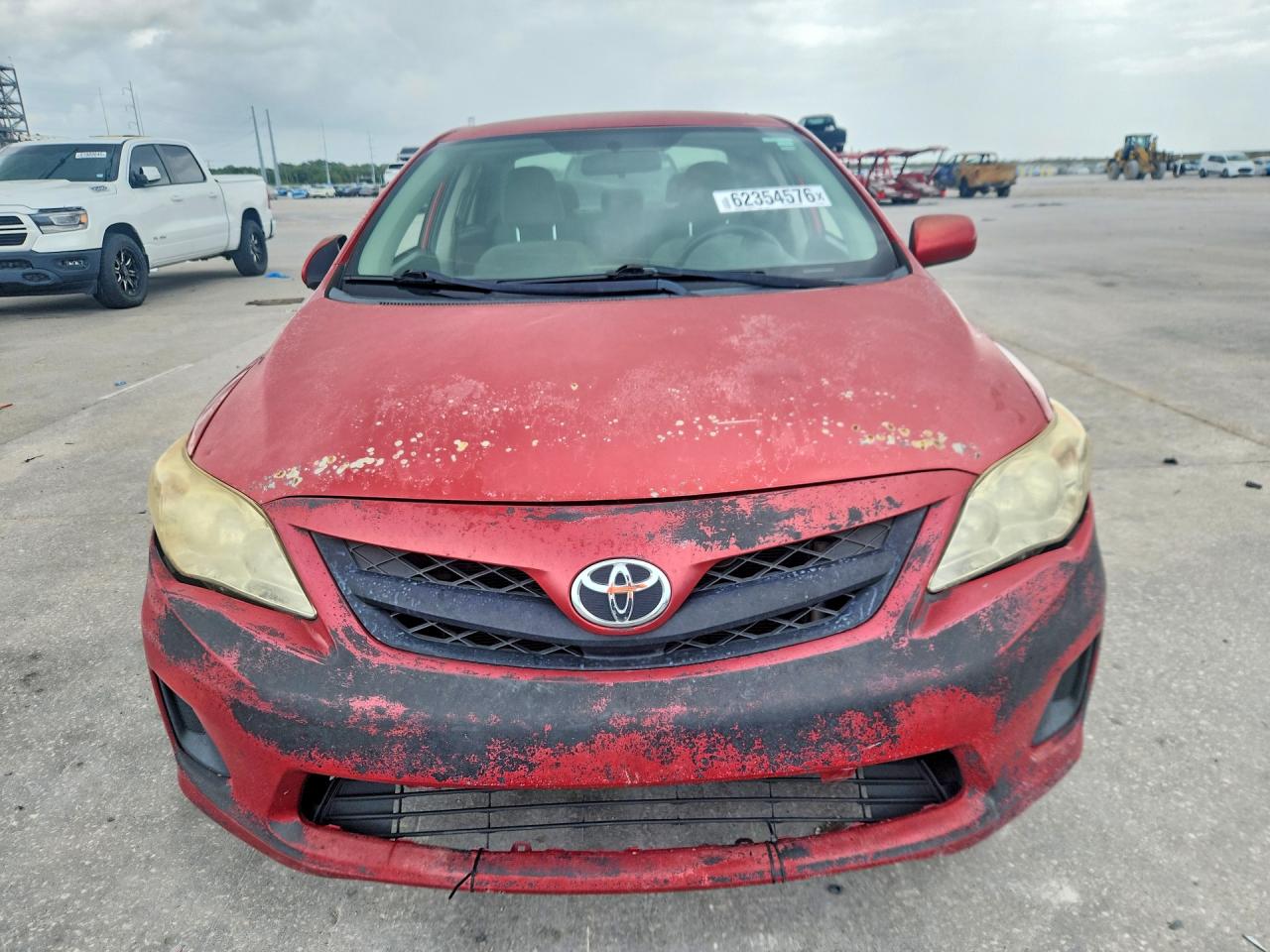 2011 Toyota Corolla Le Red vin: 2T1BU4EE0BC569481