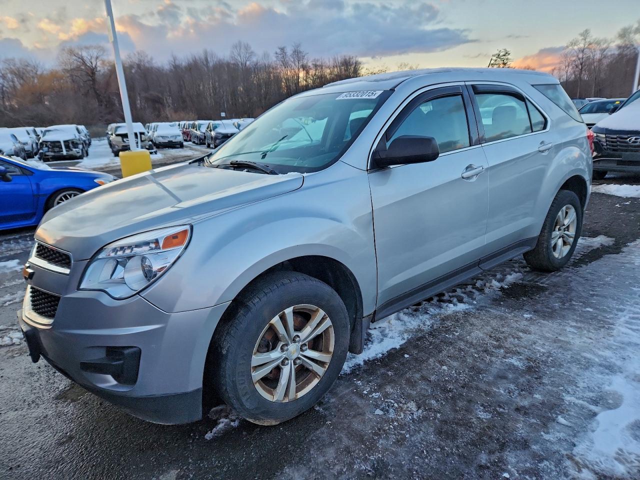 2015 Chevrolet Equinox Ls Silver vin: 2GNFLEEK9F6217823