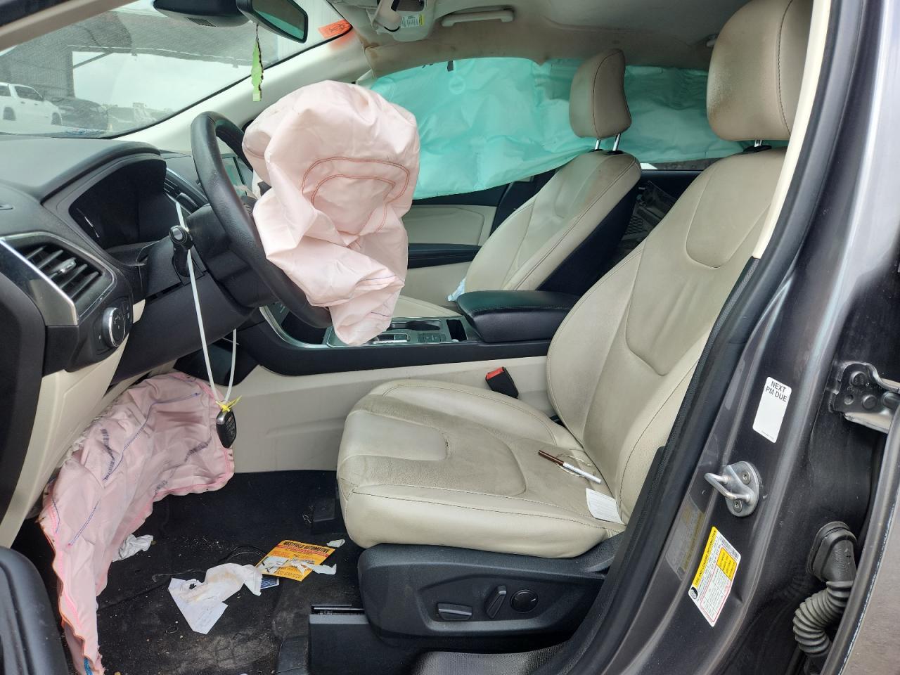 2022 Ford Edge Titanium Gray vin: 2FMPK4K93NBA32891 Damage: Airbag - Front Left, Deployed, Replacement Required